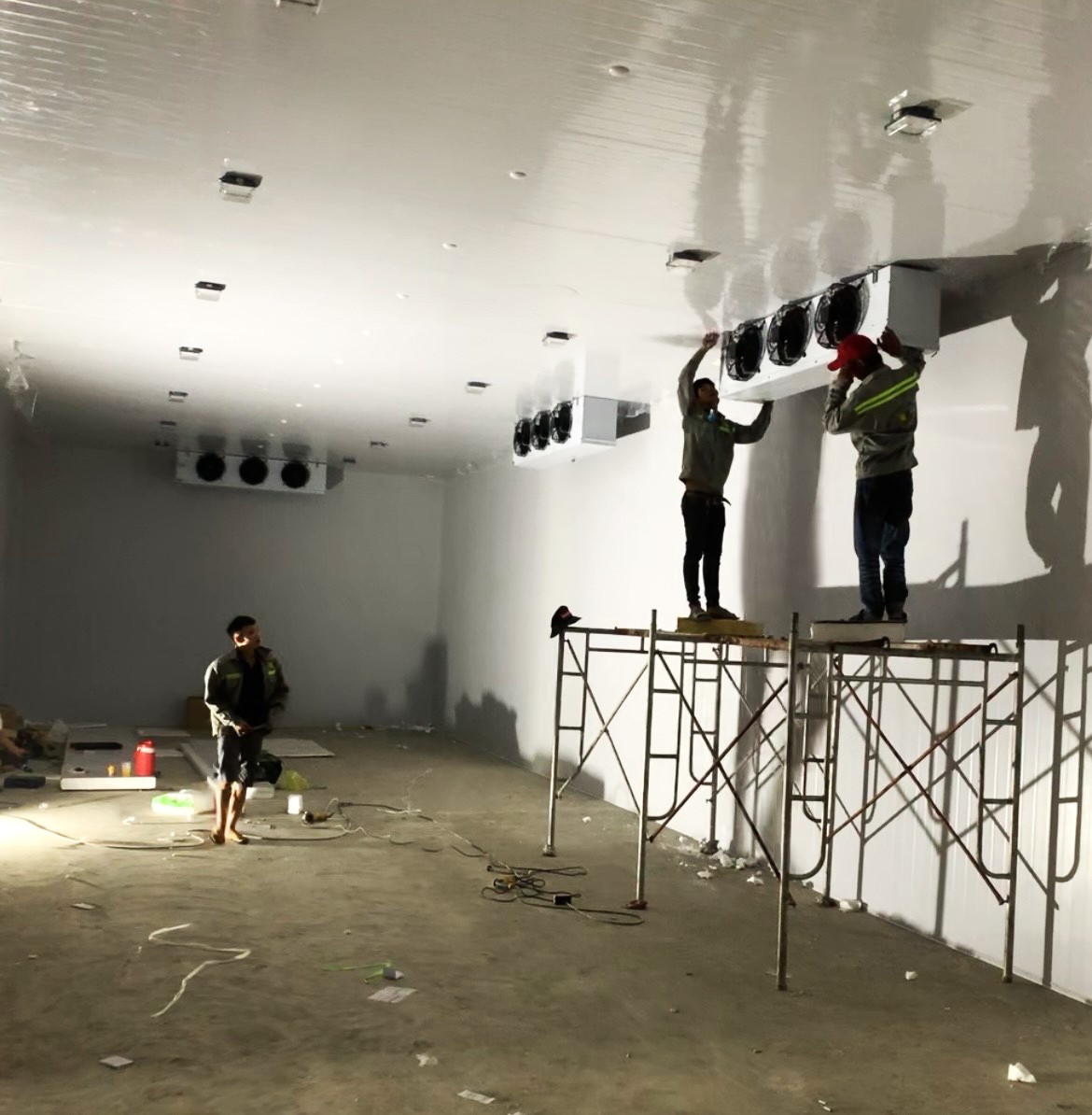 Công trình kho cấp đông thịt bò nhiệt độ từ -20 độ đến -30 độ cho DNTN Tỉnh Cà Mau
